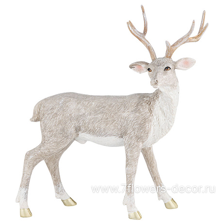 Фигура Олень (полирезин), 26x12,5xH29 см - фото 1