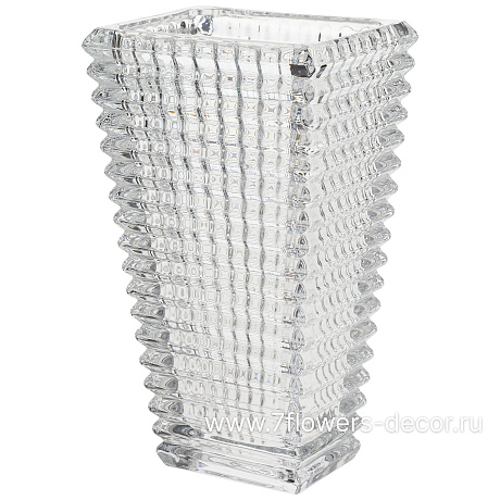 Ваза Diamond (стекло), 10x7xH18 см - фото 1