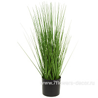 Трава искусственная в кашпо, H60 см - фото 1