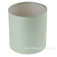 Коробка шляпная "Мини", D12xH12 см, без крышки, перламутр - фото 1