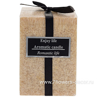 Свеча квадрат (парафин), 7x7xH10 см - фото 1