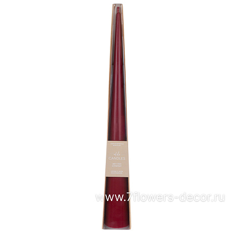 Свеча конус (воск), H36 см - фото 1