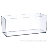 Кашпо "Classic square" (пластик), 25x10xH10 см - фото 1