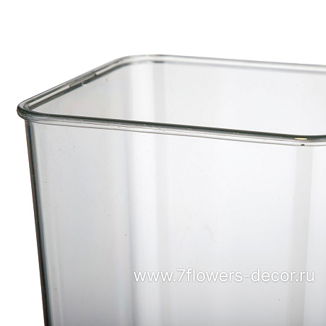 Вазон Square (пластик), 14x11xH24,5 см - фото 2