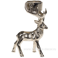 Подсвечник "Олень" (металл), 7x9xH14 см - фото 1