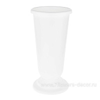 Вазон гладкий (пластик), D21,5xH51 см - фото 1