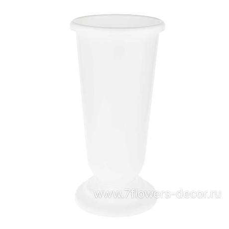 Вазон гладкий (пластик), D21,5xH51 см - фото 1