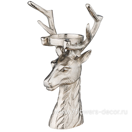 Подсвечник Олень (металл), 20x13xH34 см - фото 1