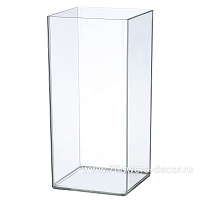 Вазон "Square" (пластик), D12xH25 см - фото 1