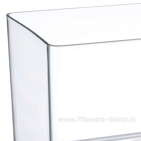 Кашпо Classic square (пластик), 20x10xH10 см - фото 2