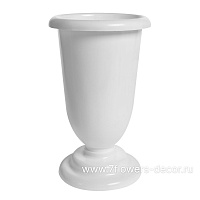 Вазон гладкий (пластик), D14,5xH28 см - фото 1