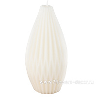 Свеча "Олива" (воск), D7xH14,5 см - фото 1