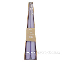 Свеча конус (воск), H25 см, набор (2 шт) - фото 1