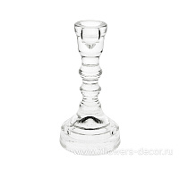 Подсвечник "КРИСТОФФ-1" (стекло), D8,5xH17 см - фото 1