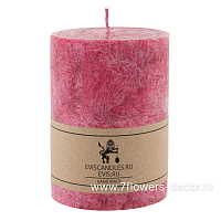 Свеча цилиндр "Бермингем" (пальмовый воск), D7хН10 см - фото 1