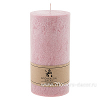 Свеча цилиндр "Бермингем" (пальмовый воск), D7хН15 см - фото 1