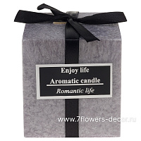 Свеча квадрат (парафин), 7x7xH7,5 см - фото 1