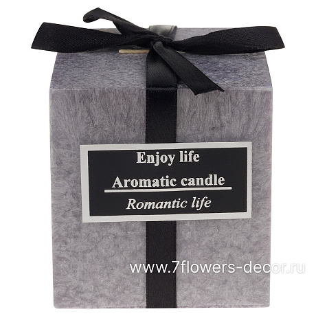 Свеча квадрат (парафин), 7x7xH7,5 см - фото 1