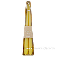 Свеча конус (воск), H25 см, набор (2 шт) - фото 1