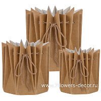 Аквабокс для цветов (пластик, картон), D16xH16 см, набор (3 шт) - фото 1