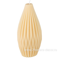 Свеча "Олива" (воск), D7xH14,5 см - фото 1