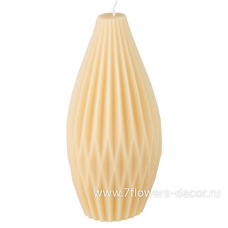 Свеча Олива (воск), D7xH14,5 см - фото 1