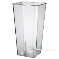 Вазон "Square" (пластик), 16x12xH30 см - фото 1