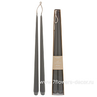 Свеча конус (воск), H35 см, набор (2 шт) - фото 1