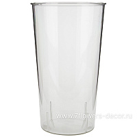 Вазон "Cone" (пластик), D21xH38 см - фото 1